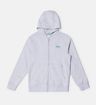 Cotton Fleece Track Cardigan