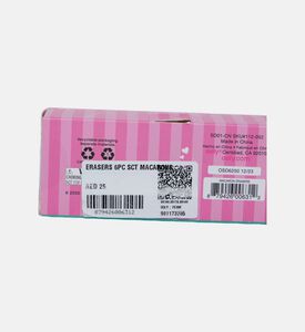 Macarons 6-piece Scented Erasers Set Macarons 6-piece Scented Erasers Set