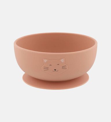 Mrs. Cat Suction Silicone Bowl