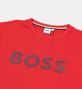 Contrasting Logo Short-sleeve T-shirt