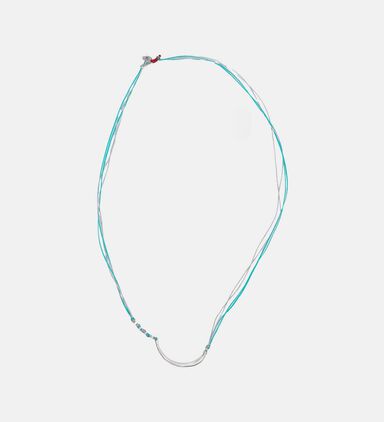 Aqua Half Arch Wrap Bracelet