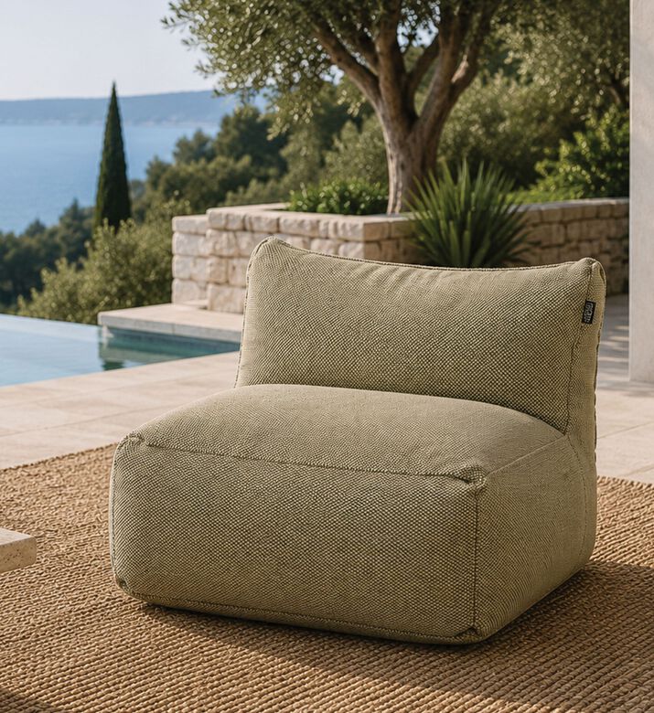 Home Deco and More Nirvana 1-seater Sofa, Green, Packshot View