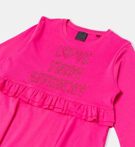 Logo 4g Heart-embroidery Dress