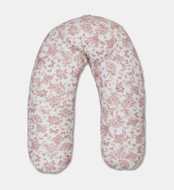 Tartine et Chocolat Jouy Pattern Decorative Pillow, Pink, Packshot View