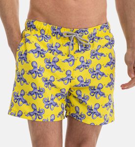 شورت سباحة بطبعة أخطبوت أرجوانية