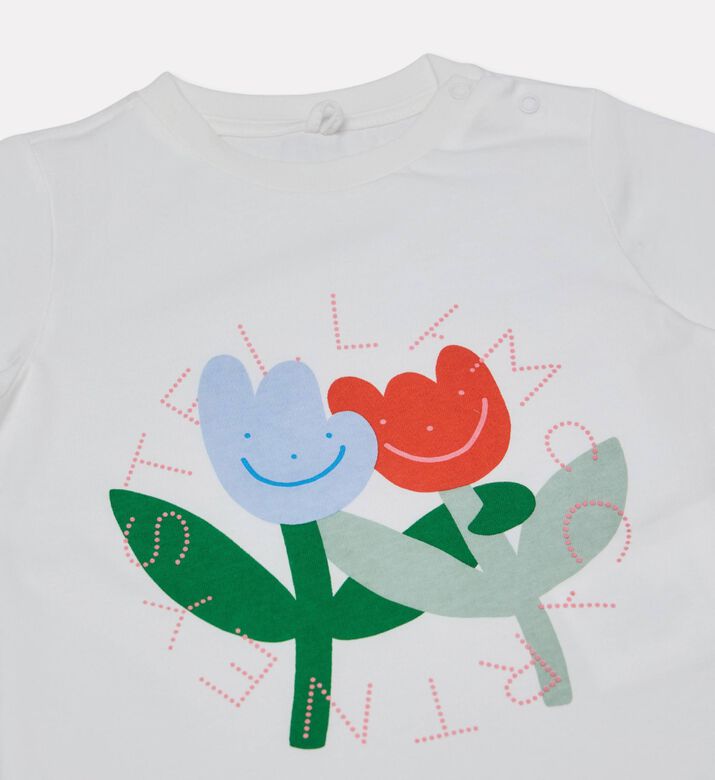 Stella McCartney Smiling Flowers Graphic T-shirt, Packshot View