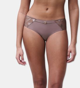 Chantelle Embroidered Shorty Briefs, Model View