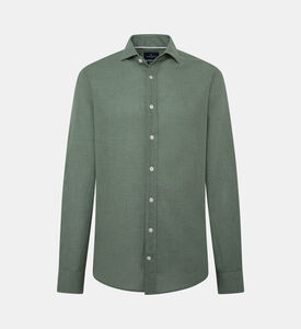 قميص بقصة ضيقة بملمس متنوع