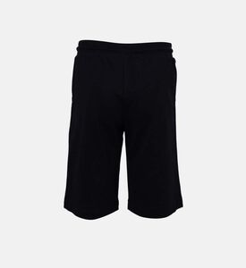 Cotton Drawstring Logo Printed Shorts