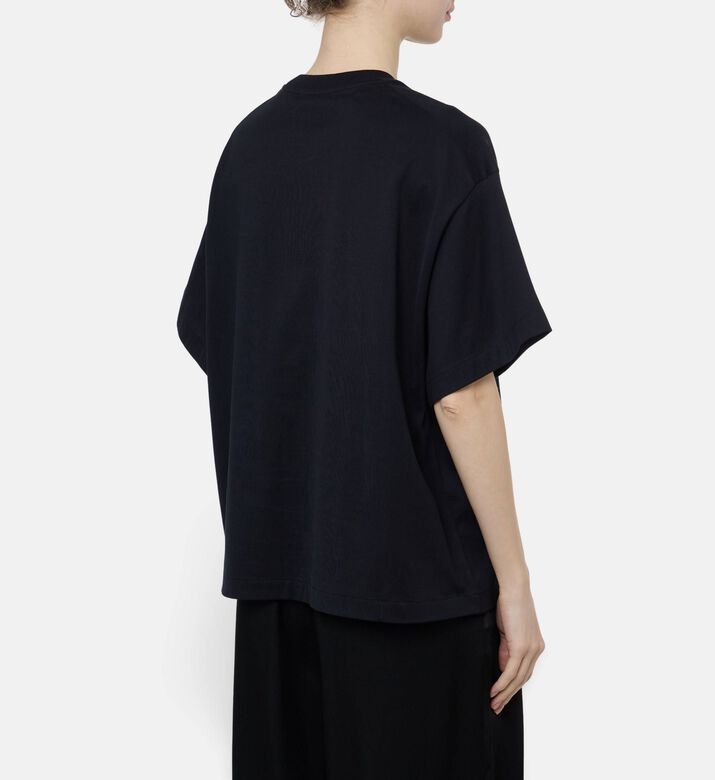 Jil Sander Oversized Logo Print T-shirt, Model View