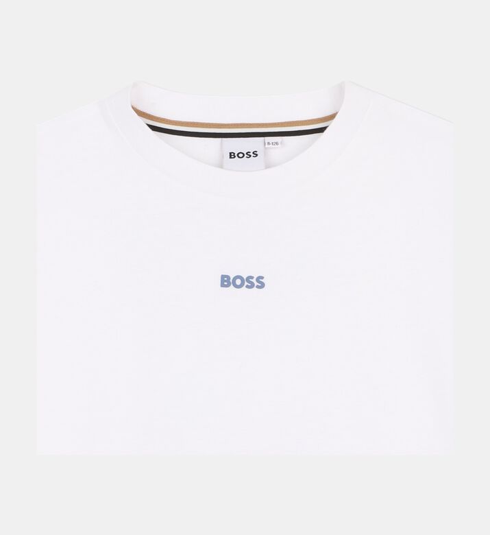 Boss Piqu&eacute; Crewneck Loose-fit T-shirt, Packshot View