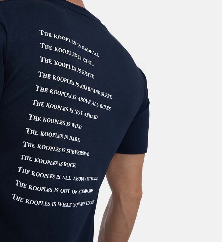 The Kooples What Is Crewneck T-shirt, Model View The Kooples What Is Crewneck T-shirt, Model View