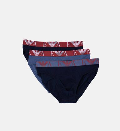 Cotton Contrasted Logo-print 3-pack Briefs