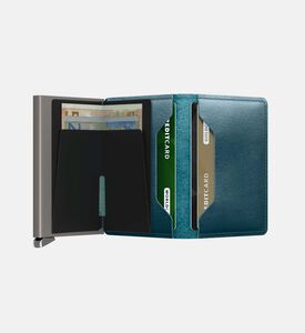 محفظة جلدية رفيعة ذات مقاس عادي