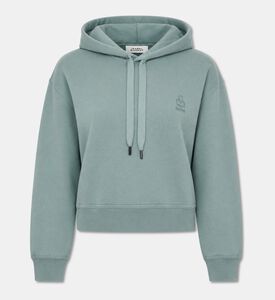 Isabel Marant Salmy Logo Cropped Hoodie, Packshot View