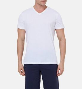 Cotton V-neck Short Sleeve T-shirt Cotton V-neck Short Sleeve T-shirt