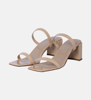 Tanya Leather Square-toe Mules
