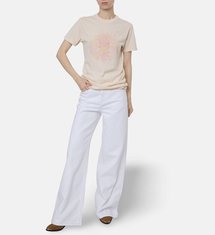 Isabel Marant Vintage Sun Graphic T-shirt, Model View