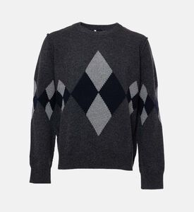 The Kooples Multi-color Argyle Pattern Sweater, Packshot View