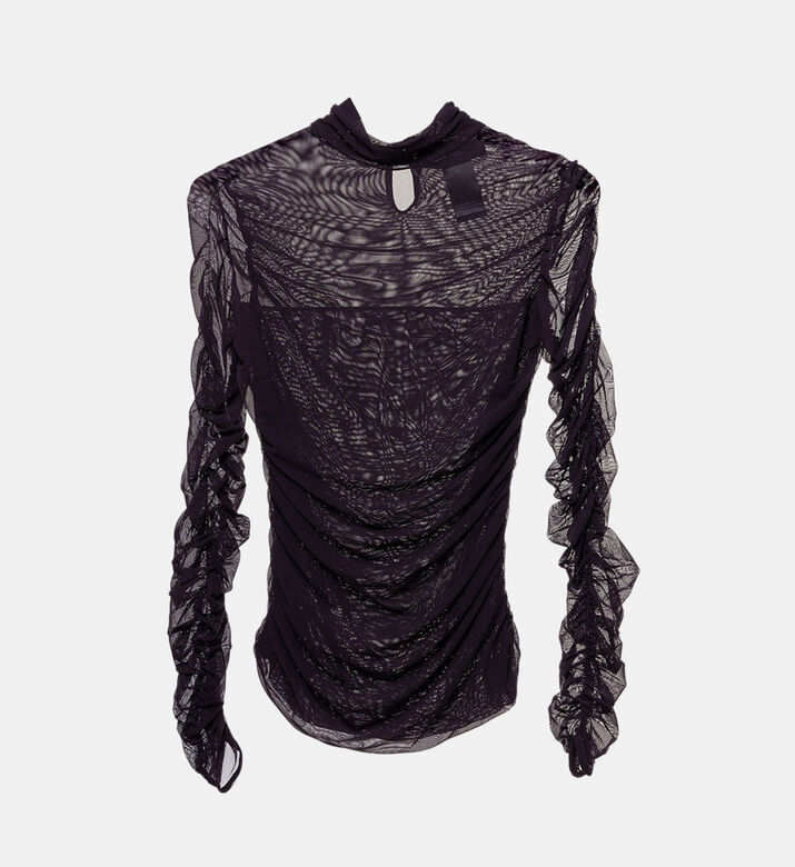 Lipetto Gathered Sleeves Top
