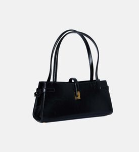 Isla Leather Wide Tote Bag Isla Leather Wide Tote Bag