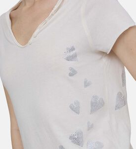 Tunisian Rain Rhinestone-embellished T-shirt