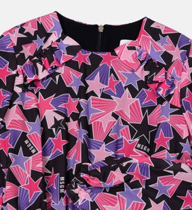 Georgette Star-printed Dress Georgette Star-printed Dress