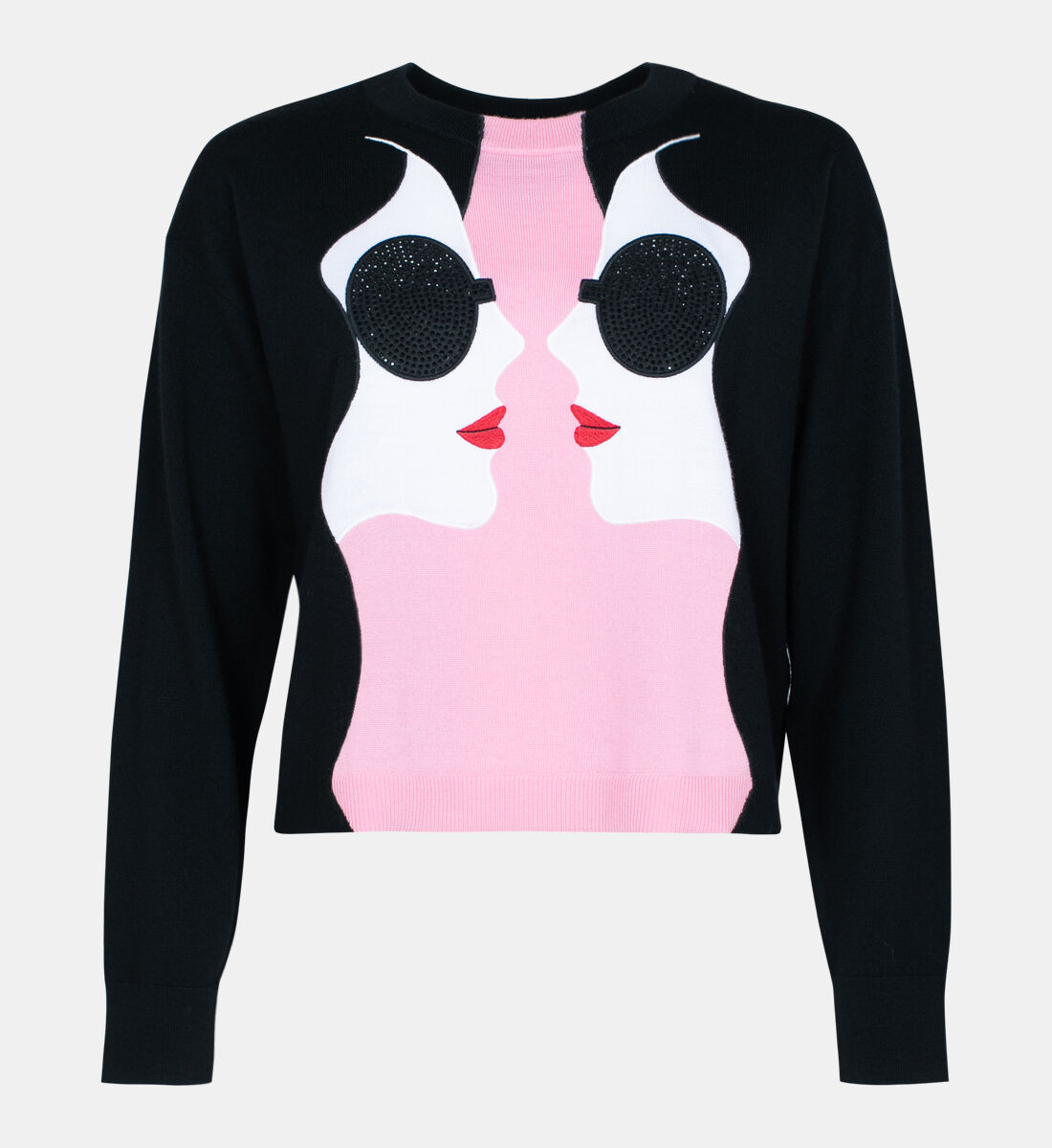 Alice And Olivia Gleeson Stace Face Pullover Pullovers