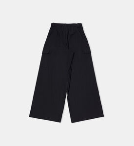 بنطال كارجو معالج واسع الساقين