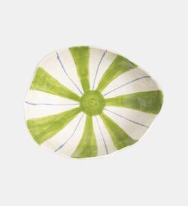 وعاء كبير بنقشة خطوط