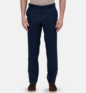Washed-effect Straight-leg Trousers