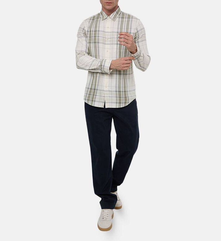 Vince Shirt Dunluce, Green, M, Model View