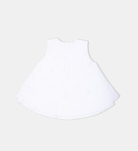 بلوزة شيفون للبنات الصغيرات بنقشة أزهار