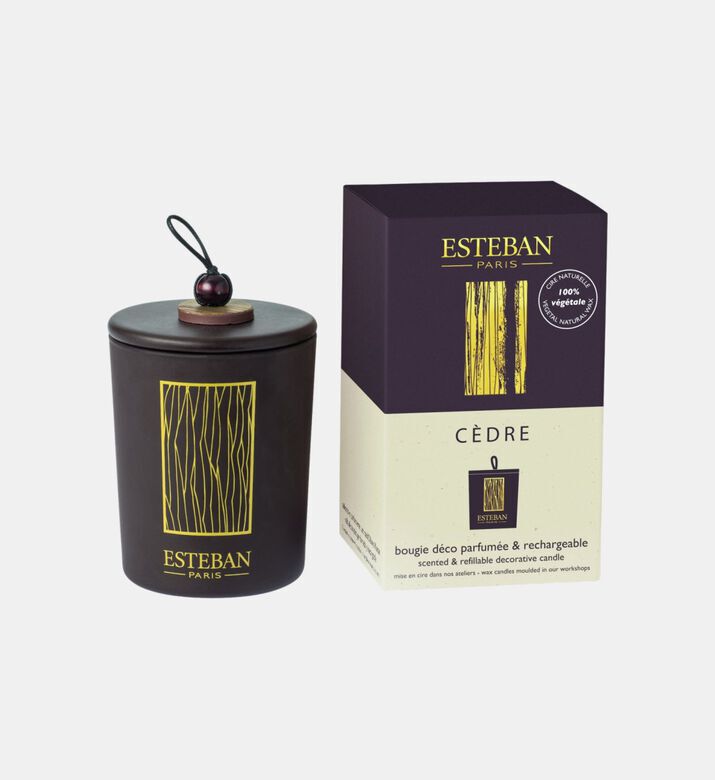 Esteban Paris Cedre Refillable Scented Candle, Packshot View