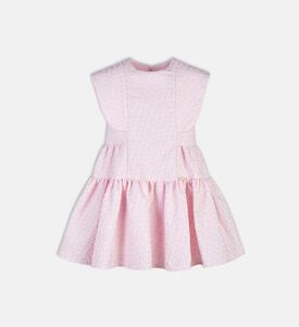 Embroidered Cookies Flared Dress