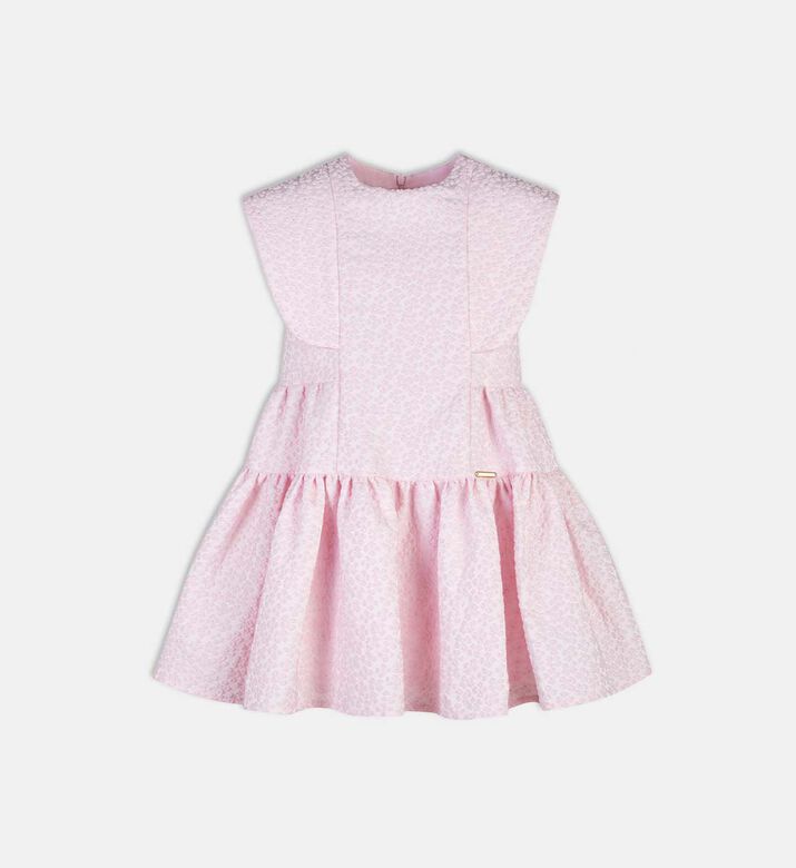 Embroidered Cookies Flared Dress