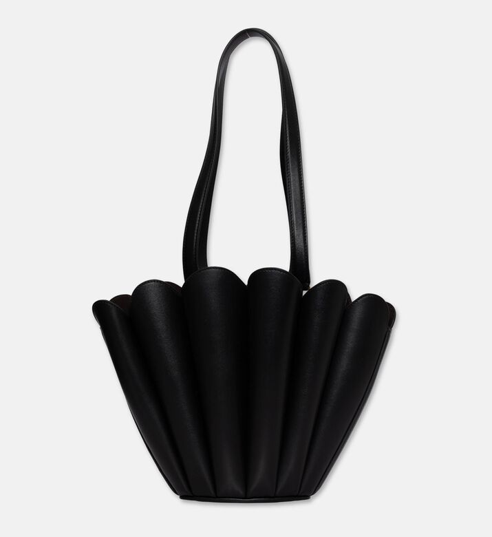Mlouye Bag Mini Seashell Tote, Black, Packshot View