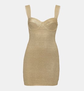 Disco Knit Bustier Mini Dress Disco Knit Bustier Mini Dress