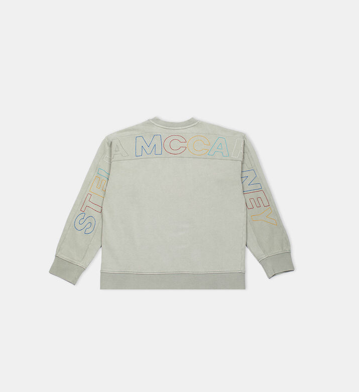 Embroidered Logo Cotton Sweatshirt