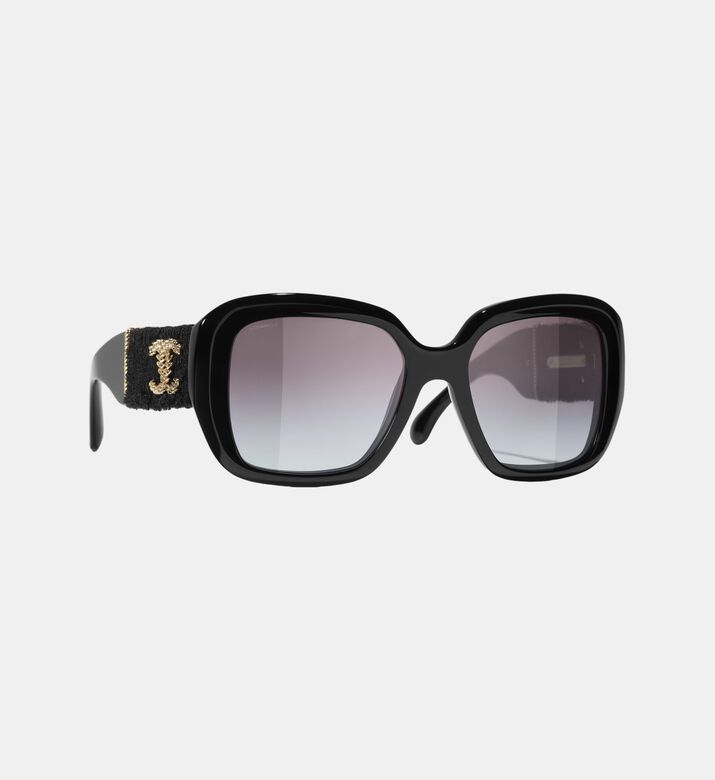 Quilted Square-shape Sunglasses
