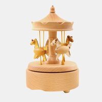 Personalized Music Carousel Horse