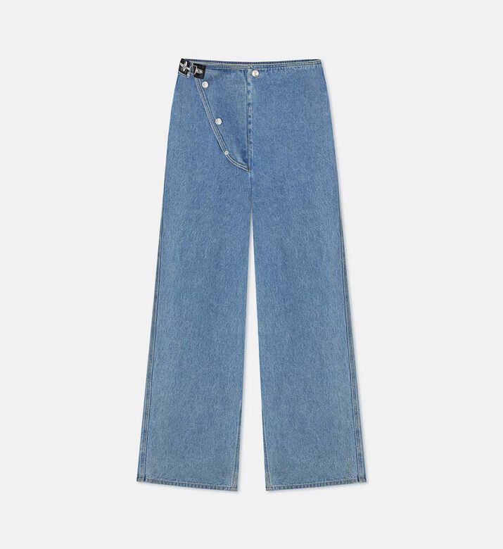 Makena Wide-leg Denim Trousers
