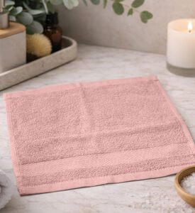 Home Deco and More Cotton Terry Towel Books, Pink, 30x30-cm, Packshot View