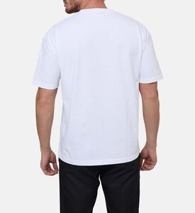 تيشيرت قطن عضوي بطبعة شعار