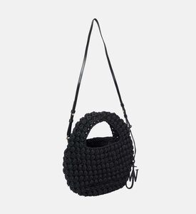 Popcorn Basket Knitted Cotton Bag
