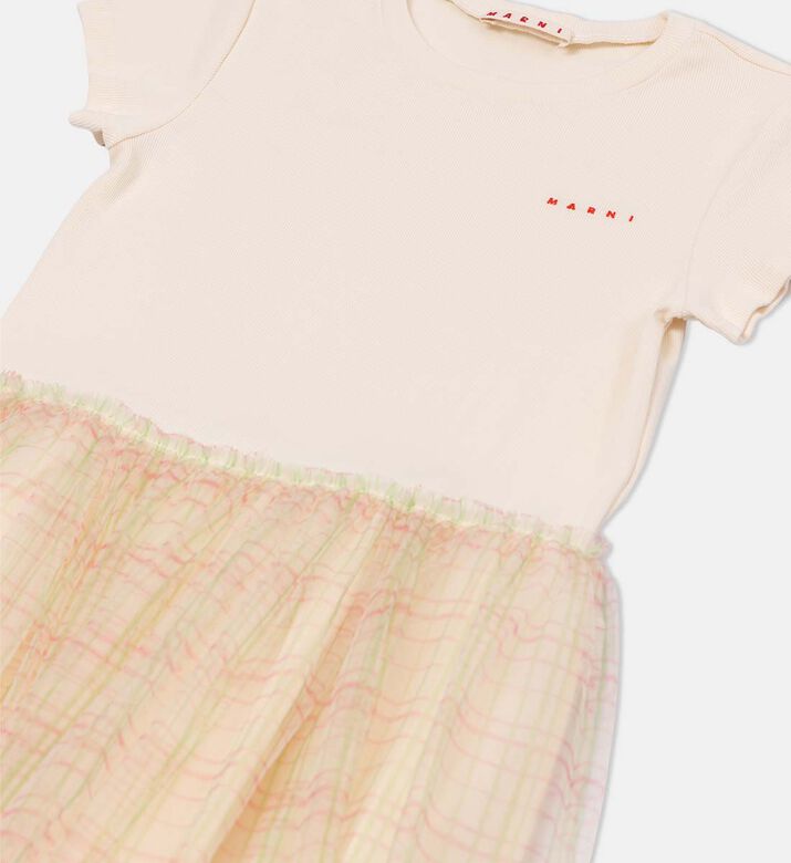 Logo-embroidered Short-sleeved Dress Logo-embroidered Short-sleeved Dress
