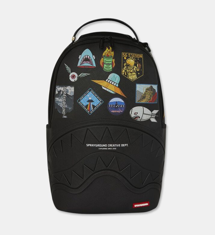 Sprayground All-over Patches Design Backpack, Packshot View