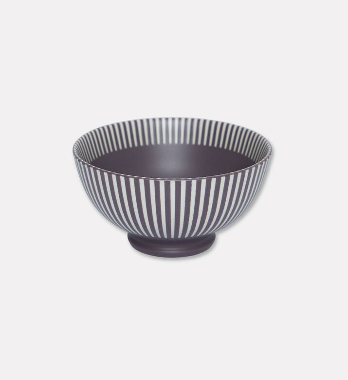 Home Deco and More Pastel Ribbed Porcelain 4-piece Bowl Set, Packshot View