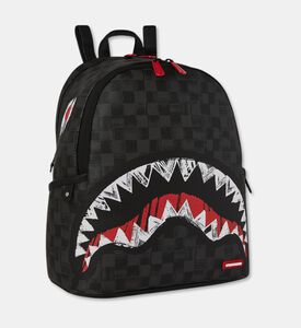 Sprayground Scribble Shark-graffiti Padded Backpack, Packshot View