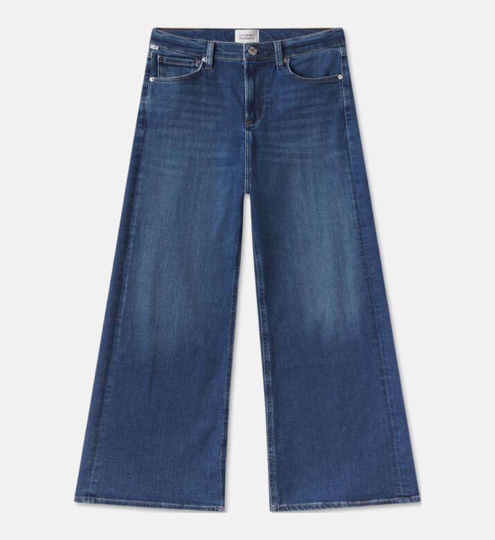 Citizen of Humanity Button Closure Wide-leg Denim Pants, Packshot View